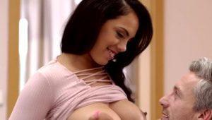  NF Busty - Natural Huge Tits Milk Cum From Cock S5:E6