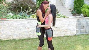  Outdoors makeout and indoors teasing
