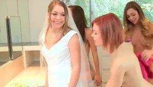  Bride Has an Orgy With Her Lesbian Bridesmaids