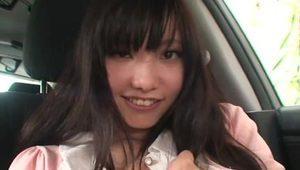  Precious and cute teen getting fondled in the car