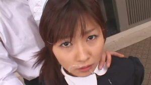  Hottest Japanese whore Yu Kanata in Amazing Maid, CFNM JAV scene