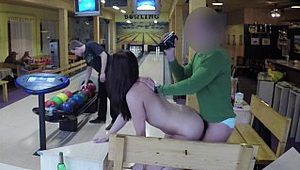  Bowling alley POV fucking