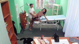  Euro patient pounded doggystyle by doctor