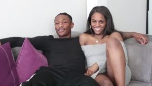  BLACK TEEN LOVE. Hot College Couple Have Amazing Sex. 18 YO GIRL