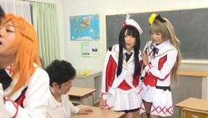  Love Live! Sexy School Idol Project - 01 - Honoka, Kotori and Umi