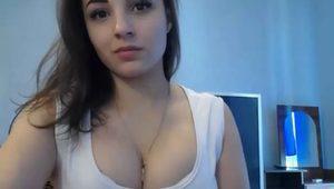  Italian cutie in a nice push up bra...